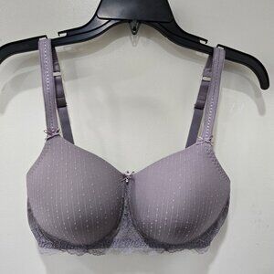 Amoena Aurelie Grey Wired Bra Size 38B